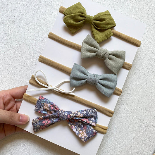 Set de 5 Diademas con Moños para Bebé - Image 13