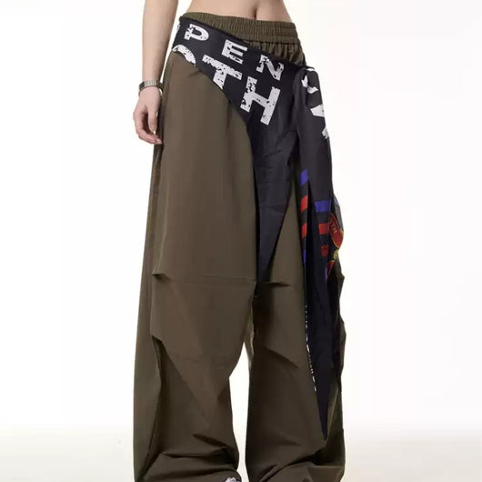 Pantalones Casuales Anchos con Pliegues y Bolsillos Funcionales - Image 5