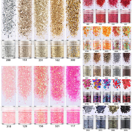 Esmalte de Uñas Láser con Lentejuelas - Juego de Combinación de Colores - Image 6