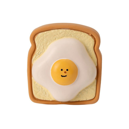 Juguete Mordedor para Perros Forma Pan con Patrón Cartoon - Resistente y Chirriante - Image 4