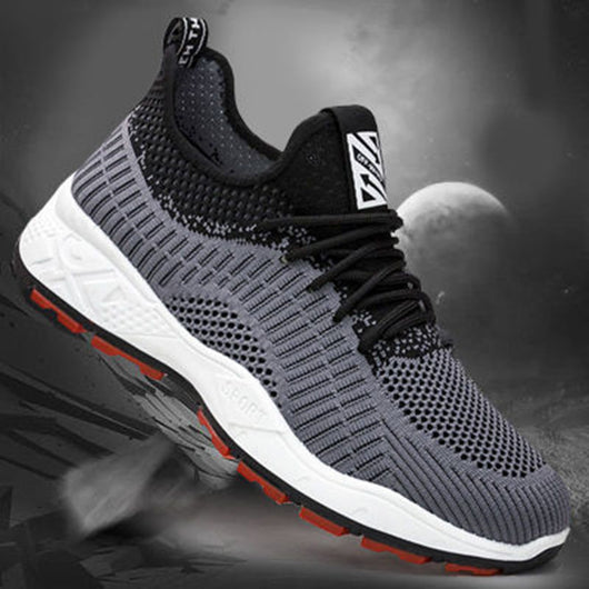 Zapatillas Deportivas Casual Coreanas Transpirables Tejido Volador - Image 8