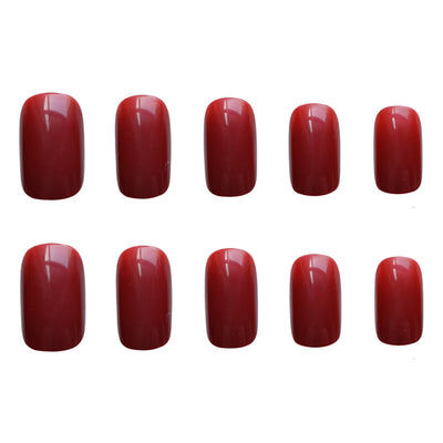 Uñas Postizas de Gel Rojo Brillante - Acabado Profesional - Image 5