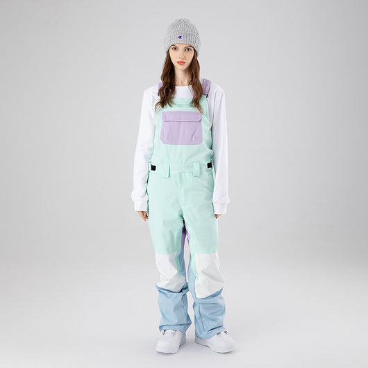 Traje de Esquí Impermeable Bicolor con Refuerzos Duraderos - Image 4