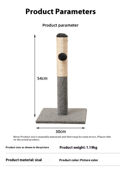 Rascador Vertical de Sisal Resistente para Gatos - Image 10