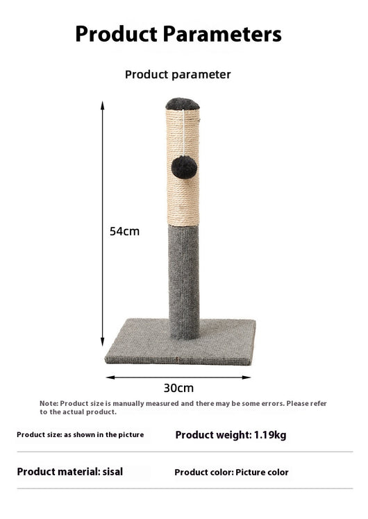 Rascador Vertical de Sisal Resistente para Gatos - Image 10