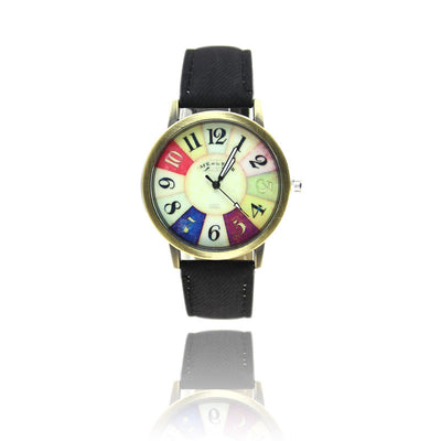 Reloj Denim Vintage Americano con Diseño Graffiti Harajuku - Image 8