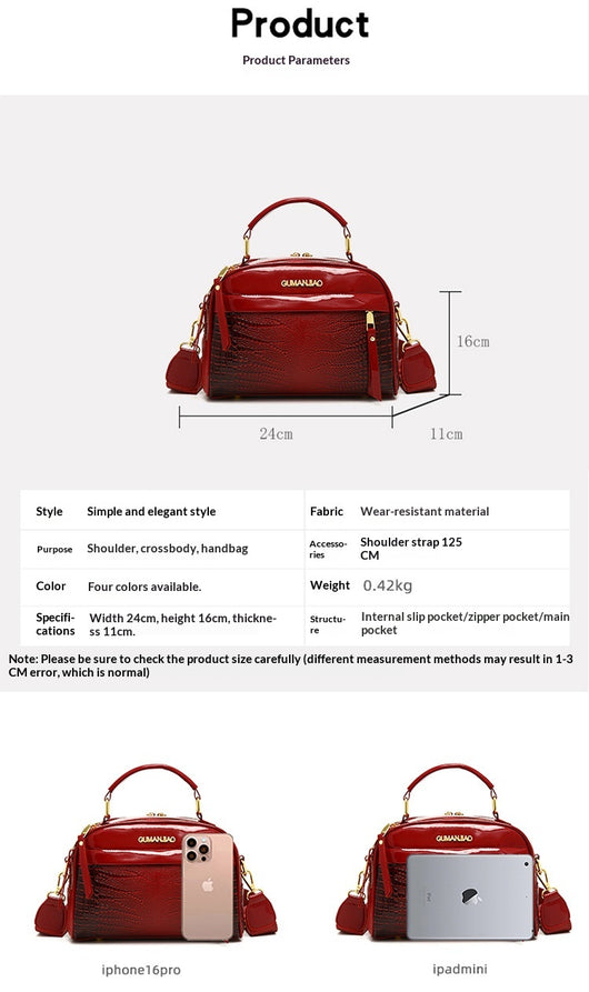 Bolso Mamá Grande de Capacidad Amplia - Bolsa Práctica Mujer Color Sólido - Image 24