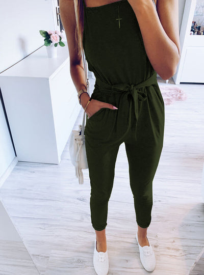 Jumpsuit con Tirantes Ajustables de Encaje - Image 13