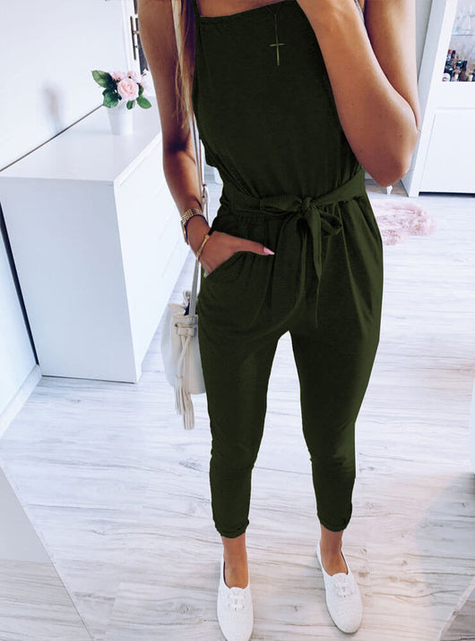 Jumpsuit con Tirantes Ajustables de Encaje - Image 13