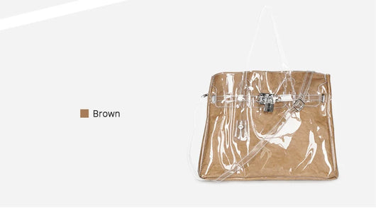 Bolsa Kelly en Papel Kraft Transparente - Image 9