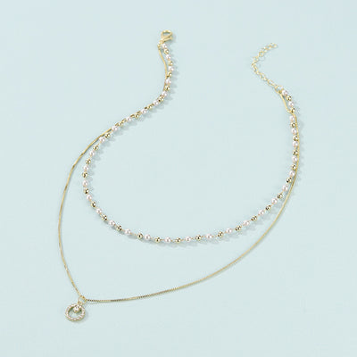 Collar Colgante Doble Perla Wind Ins para Mujer - Image 11