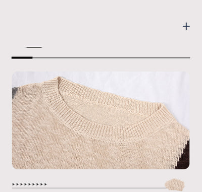 Suéter Asimétrico con Detalles de Color para Mujer - Image 10