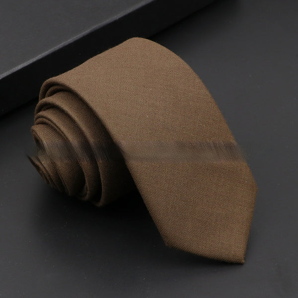 Corbata de Lana Artificial Estilo Coreano - Accesorio Casual Versátil