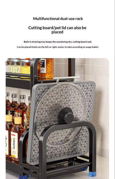 Estantería de Almacenamiento para Cocina - Organizador de Piso - Image 22