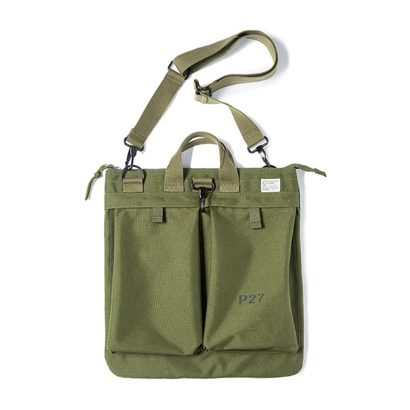Bolsa Bandolera Vintage Estilo Casco