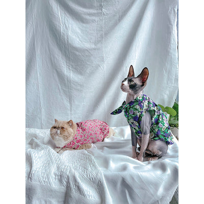 Vestido Floral Verano para Gatos Sphinx - Tela Ligera y Fresca - Image 4