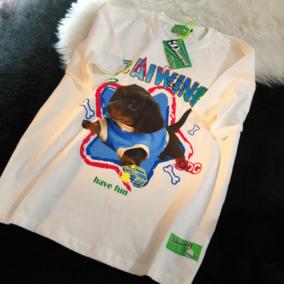 Playera Infantil con Diseño de Perrito Colorido - Image 4