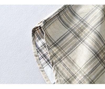 Camisa Casual de Cuadros en Pana de Algodón para Hombre - Image 18
