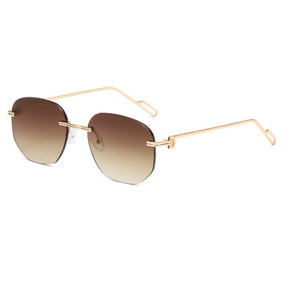 Gafas de Sol Marco Pequeño con Bordes Cortados para Mujer - Image 8
