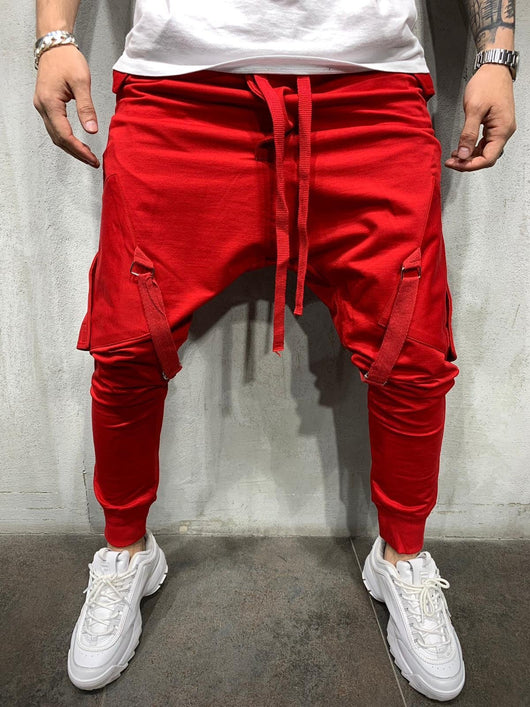 Pantalones de chándal para hombre con cordón ajustable - Image 7