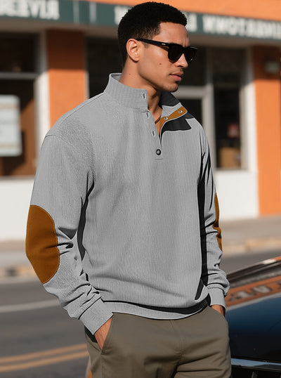 Suéter Casual de Cuello Alto para Hombre - Otoño e Invierno - Image 26