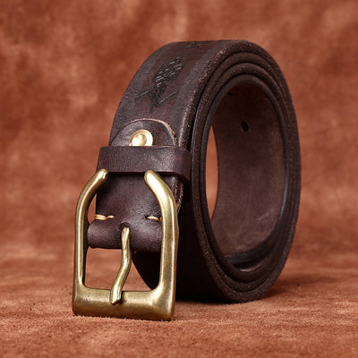 Cinturón de Jeans Tallado Retro Multiuso - Estilo Vintage Versátil