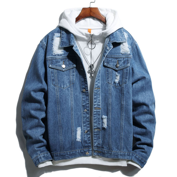 Chaqueta Denim Clásica para Hombre - Estilo Versátil