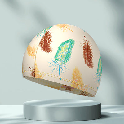 Gorro de Natación Elástico y Cómodo con Estampado Simple - Image 14