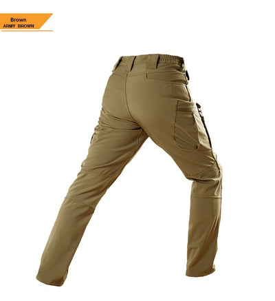 Pantalones Tácticos Impermeables con Forro Polar para Hombre - Protección Invernal - Image 16
