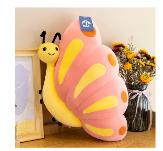 Almohada Decorativa Mariposa - Peluche Suave para Niños - Image 6
