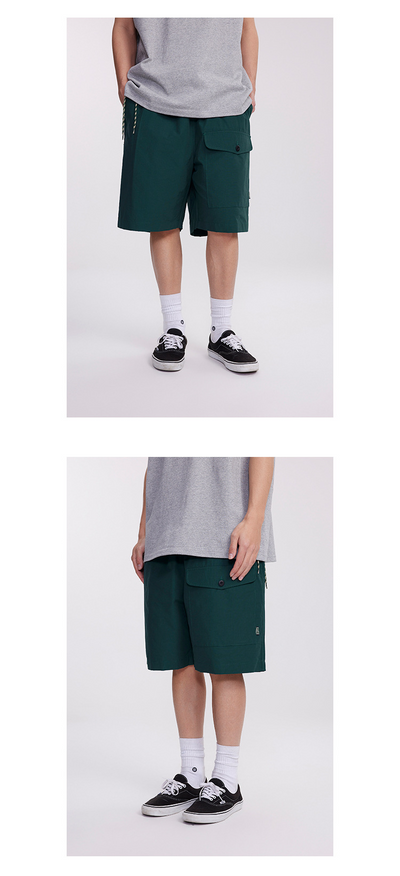 Shorts para Hombre con Bolsillos Laterales y Cintas de Ajuste - Image 8