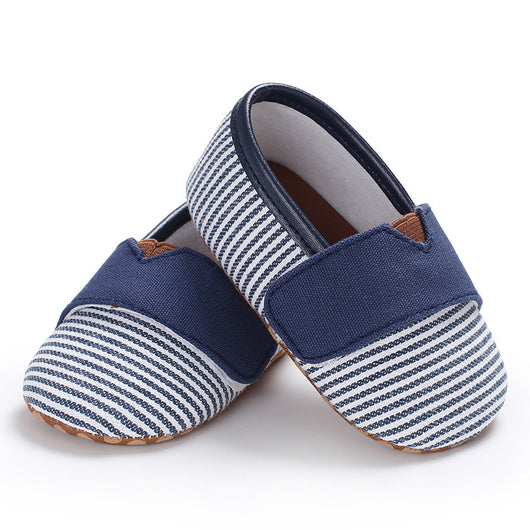 Zapatos de Bebé con Suela Blanda y Rayas - Calzado Suave para Primeros Pasos - Image 5