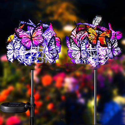 Luz Solar Mariposa RGB Impermeable para Exterior - Image 10