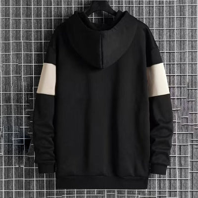 Sudadera con Capucha Patchwork Color Block para Hombre - Estilo Single Face - Image 16