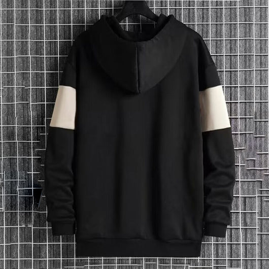Sudadera con Capucha Patchwork Color Block para Hombre - Estilo Single Face - Image 16