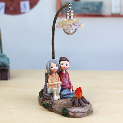 Luz Nocturna Romántica para Parejas - Diseño Zakka Creativo - Image 15