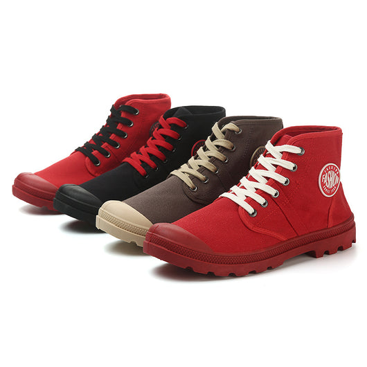Zapatillas Canvas de Alto Corte para Estudiantes - Estilo Hip-Hop Versátil - Image 13