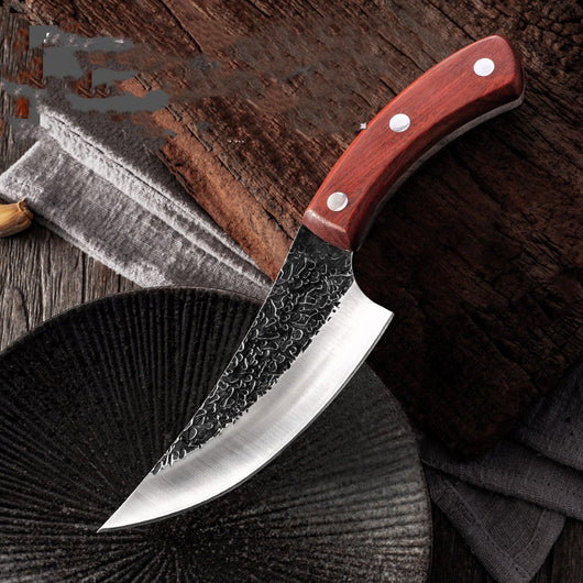 Cuchillo Deshuesador Forjado y Hoja de Sacrificio Martillada - Image 11