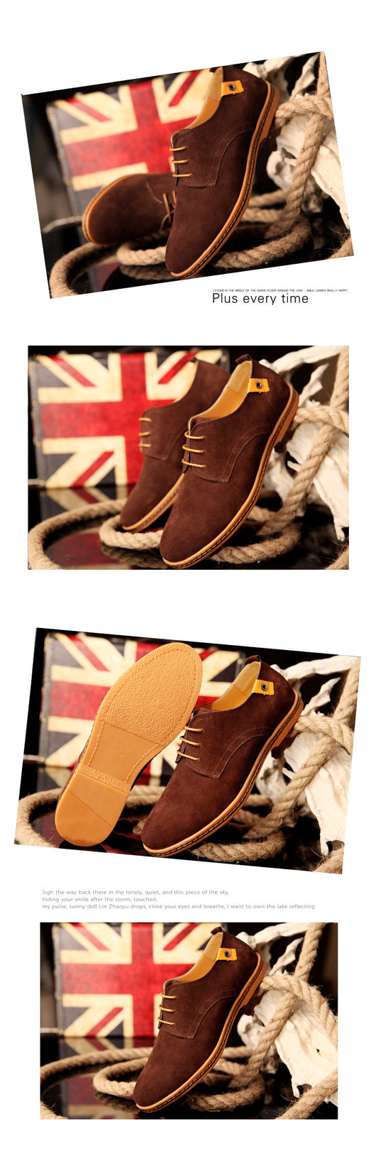 Zapatos de Gamuza con Cordones para Hombre - Image 16