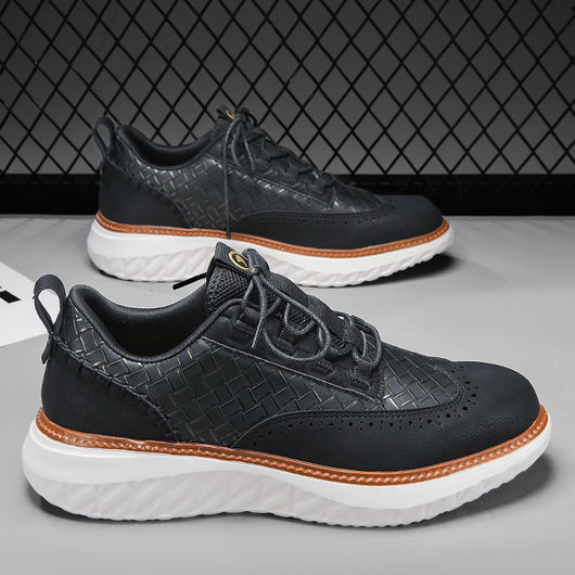 Tenis Deportivos Transpirables con Textura Tejida para Hombre - Image 12