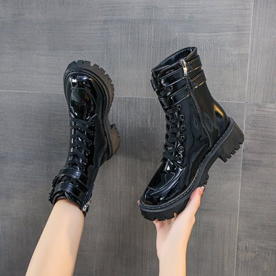 Botas de Charol con Tacón Elevado para Mujer - Image 8