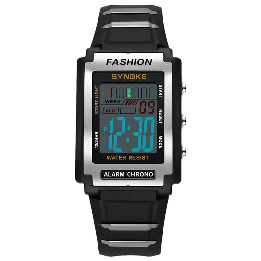 Reloj Deportivo Retro Rectangular Resistente al Agua con Pantalla Luminosa - Image 6