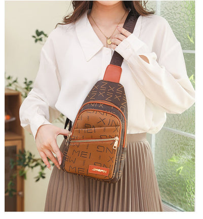Bolsa Crossbody Mujer con Estampado de Letras - Diseño Moderno y Funcional - Image 27
