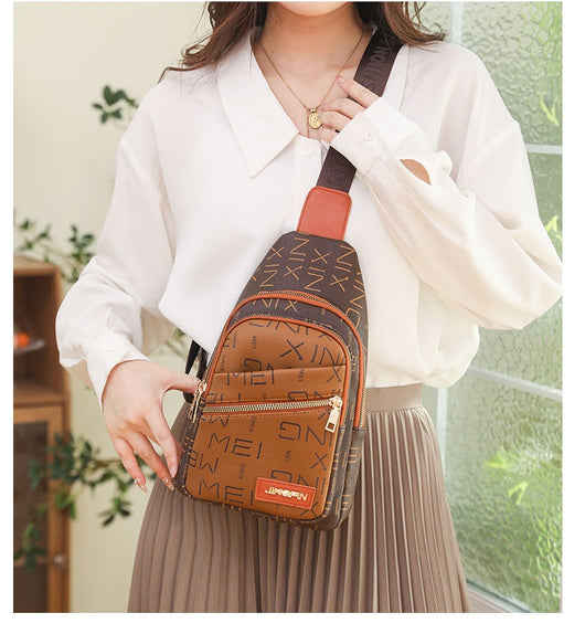 Bolsa Crossbody Mujer con Estampado de Letras - Diseño Moderno y Funcional - Image 27