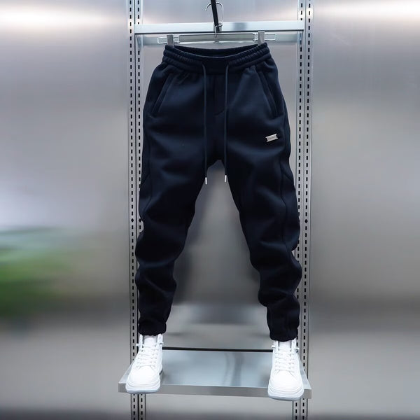 Pantalones Deportivos Casuales para Hombre - Diseño Moderno en Colores Sólidos - Image 6