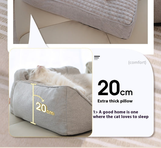 Cama Nido para Gatos Todo Clima - Desmontable y Lavable - Image 13