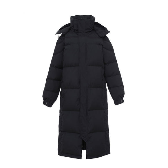 Abrigo Acolchado Largo Estilo Coreano Premium