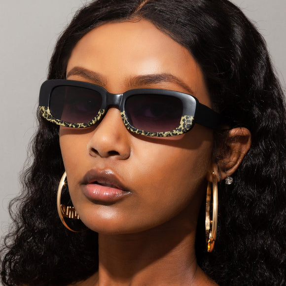 Gafas de Sol Rectangulares Unisex de Montura Pequeña