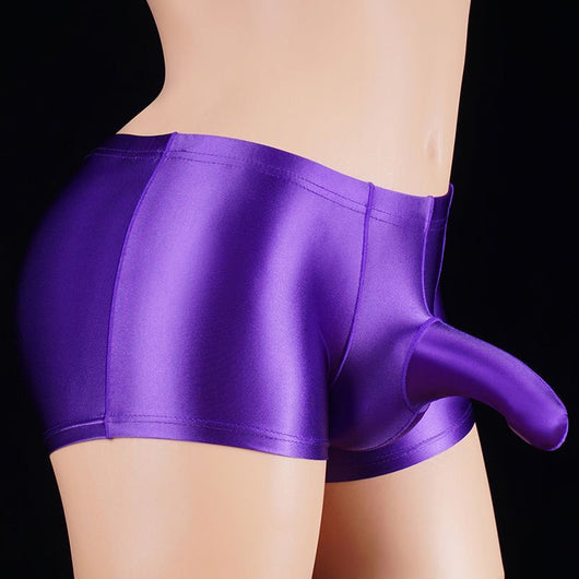 Bóxers Deportivos Hombre Brillo Sedoso Elásticos con Efecto Levantador Transpirables - Image 4