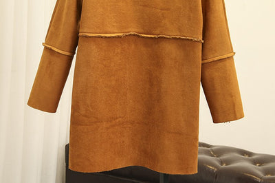Abrigo de Lana de Cordero Acolchado con Solapa - Elegancia y Calidez en Talla Media - Image 8